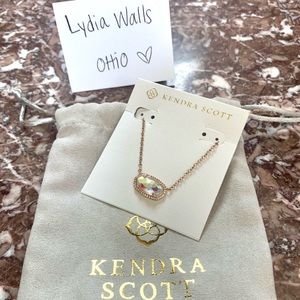 Kendra Scott Rose Gold Elisa Lux Necklace